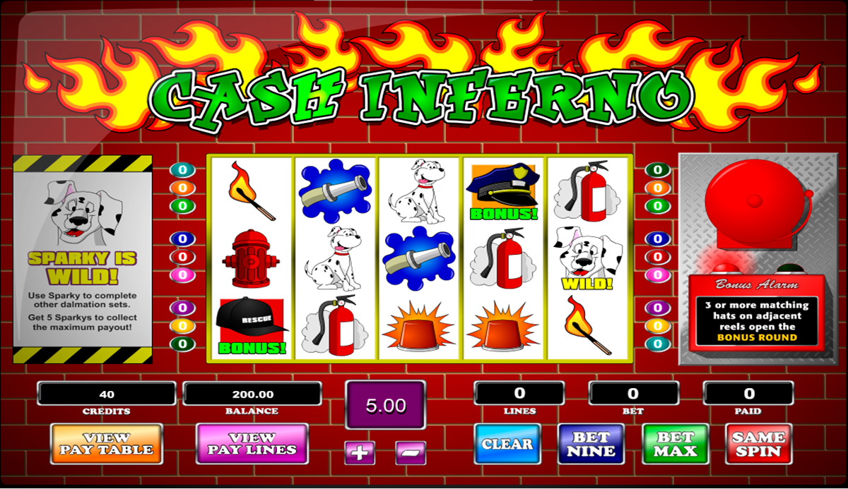 Inferno slots games